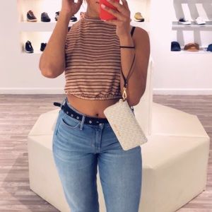 Striped Crop top